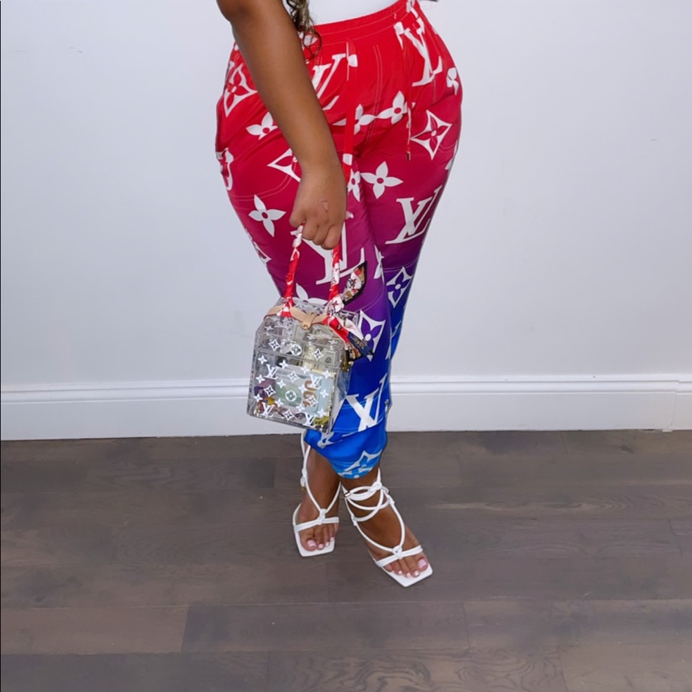Louis Vuitton Track Pant in Silk ombré